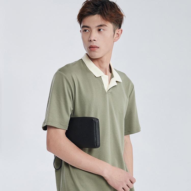 Leather Long Wallet Men's Driver's License Integrated Card Bag Genuine Men's Clutch Bag