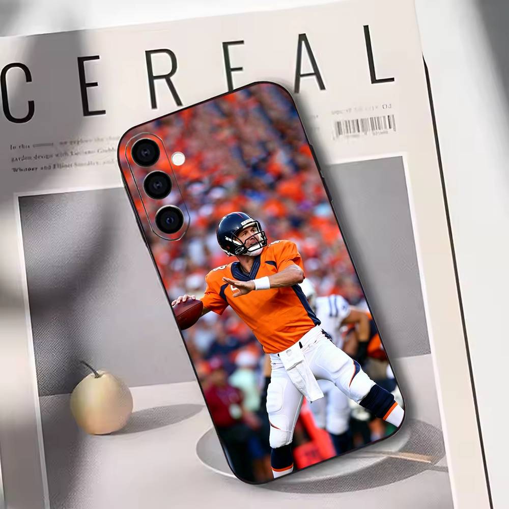 

Peyton Manning Phone Case For Samsung Galaxy A73,A72,A71,A70,A53,A52,A51,Others Soft Black Cover Samsung a40
