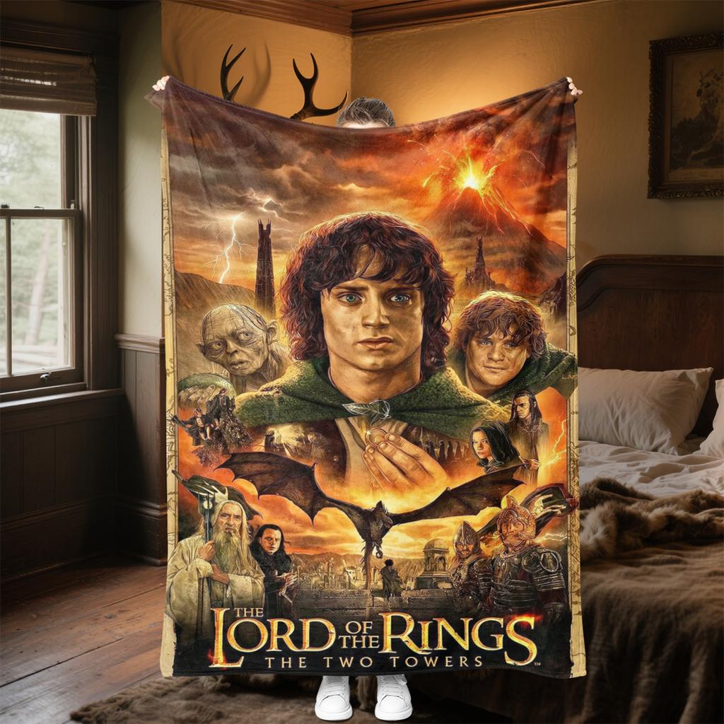 The Lord Of The Rings Throw Soft Comfortable All Seasons Blanket Perfect Gift Couch Office Nap Outdoor Travel Blanket