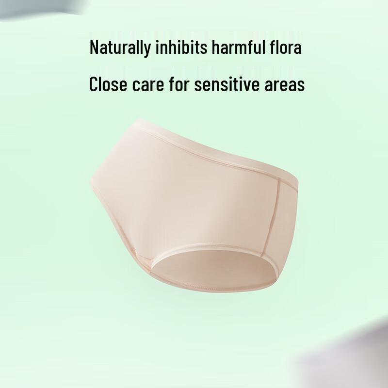 Yiershuang Women's Modal Mid-Waist Briefs 3-Pack