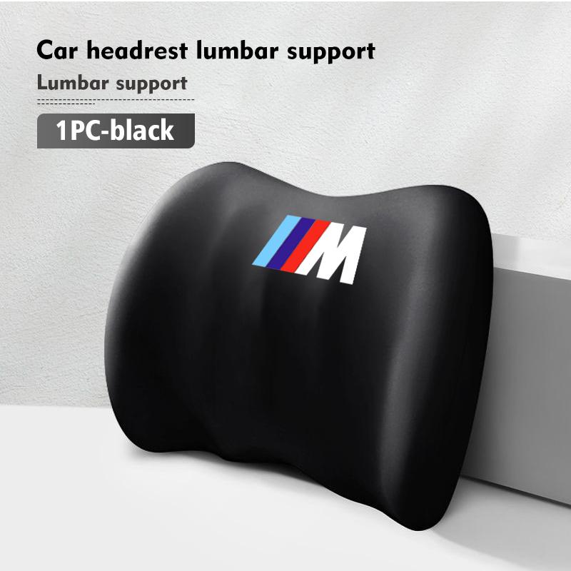 For BMW Car Headrest Lumbar Shoulder Pad Car Pillow Car Pillow Memory Cotton Lumbar Backrest Cushion E93 F10 F20 F30 F40 F15 F25