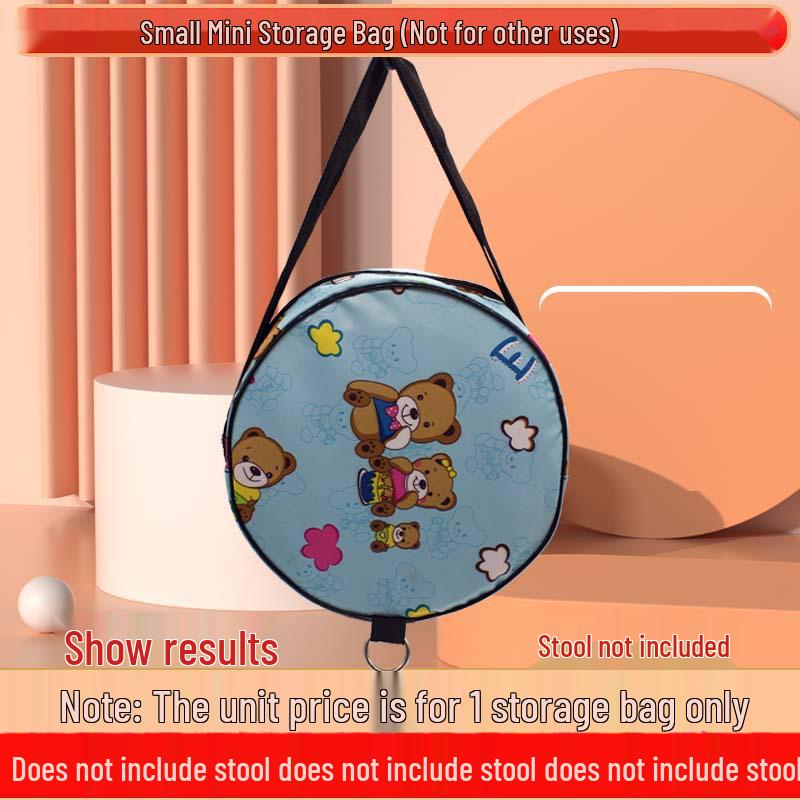 Adjustable Rainbow Telescopic Folding Stool: Portable, Outdoor & Indoor Use