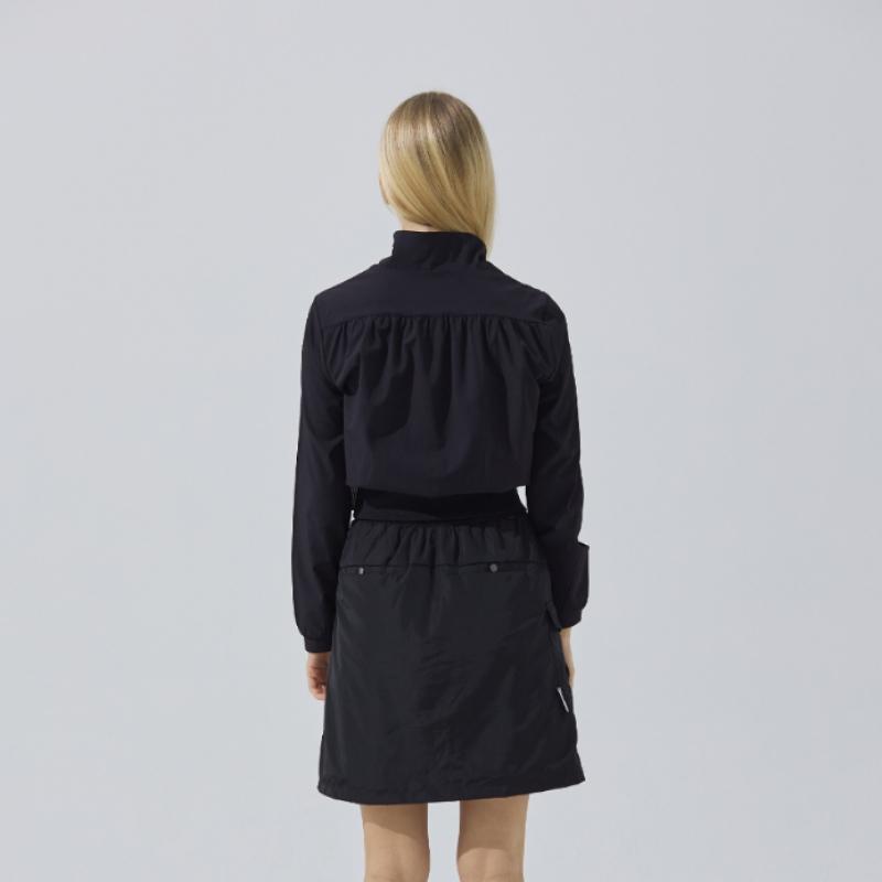 Blu Dot Half Zip Sports Blouse Bk