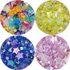Artículos para fiestas en casa, moda, hechos a mano para hacer joyas, cuentas espaciadoras sueltas de color AB de pentagrama multicolor de alta calidad, cuentas de estrella elaboradas, 40 piezas nuevas
