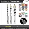 Carbide Eccentric Drill Bit for Electric Drills - Ideal for Round Hole Drilling in Concrete, Brick, and Porcelain Tiles.