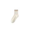 Female Spring and Autumn Parallel Bars College Style Cotton Tube Socks