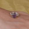 Amethyst gemstone Handmade Designer Ring, Statement Ring, Fashion Jewelry, Partywear Ring, 925 Sterling Silver