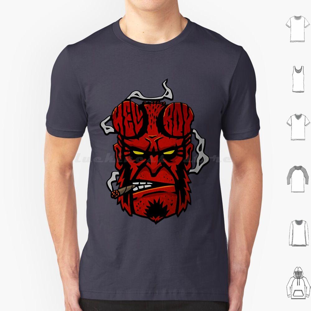 Hellboy T Shirt Cotton Men Women DIY Print Hellboy Comic Books Comics Halloween Hellboy 2 Hellboyanimated Hellboy Comic