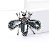 Stylish Rhinestone Bee Brooches for Women Unisex Crystal Glass Insect Pins Event Funny Luxury Gifts New Year Friends Decoration