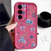 S26 Ultra Case Blueberry Bowknots Floral Cover For Samsung Galaxy S25 S24 Ultra S23 Plus S22 S21 FE A54 A15 A35 A55 A16 A26 A36 A56 A17 A37 A57 5G