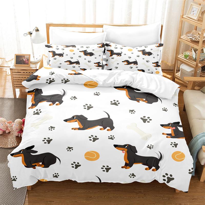 Forest Animal Bedding Set Animal Theme Duvet Cover Set Fashion Duvet Cover Children's Bedroom Cartoon Duvet Cover Bedding Set