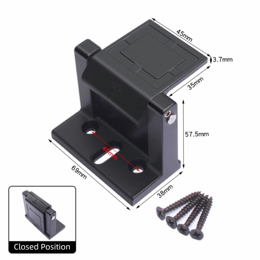 Aluminum Material Door Latch Reinforcement Design Door Bolt Durable Door Chain For Garden