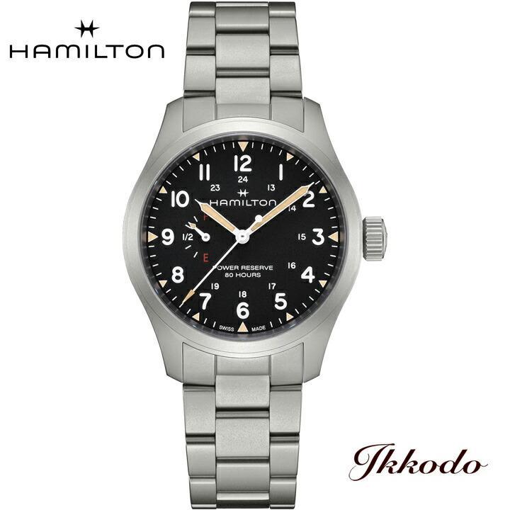 

Bonus Store +10% [Products eligible for purchase benefits] Hamilton HAMILTON Khaki Field Mecha Power Reserve Manual Winding 40mm Genuine Watch