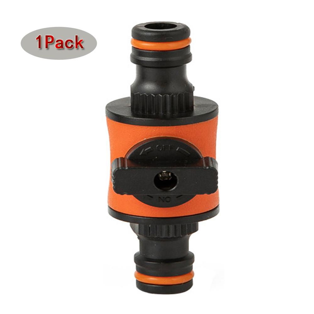 

1/2PCS Garden Hose Pipe Tap Shut Off Valve Pipe Connector & Coupler for Water Stop Tap Adapter Quick Joint Water Irrigation Tool