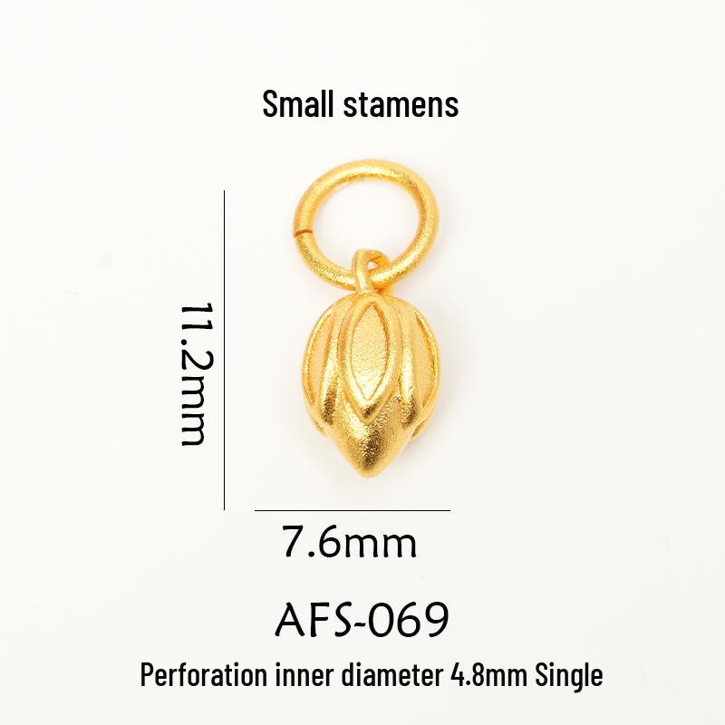 Vergoldetes antikes Schmuckset: Halskette, Armbänder & Perlenanhänger - Nicht verblassendes DIY-Zubehör