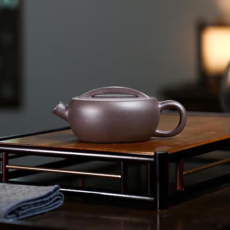 Handmade Yixing Zisha Teapot - Qinghui Duan Ni Hanwa Style