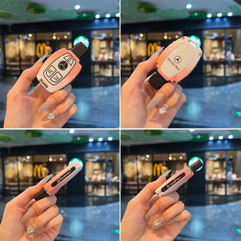 REE4 Car Key Case Cover Holder Protector For Mercedes Benz A B C E Class GLS GLA GLK GLC CLS CLA AMG W204 W205 W212 W463 W176