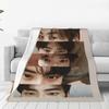 Custom Sofa Fleece Cha-A Singer Eun Woos Throw Blanket Warm Flannel Kpop Star Blankets For Bedding Travel Sofa Quilt