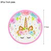 New 1Set Rainbow Unicorn Balloon 32 inch Number Foil Balloons 1st Kids Unicorn Theme Birthday Party Decorations Baby Shower Glob