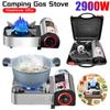 Portable Butane Camping Gas Stove Aluminum Alloy Gas Burner Easy To Use Household Cassette Stove for Outdoor Camping Picnic Tool