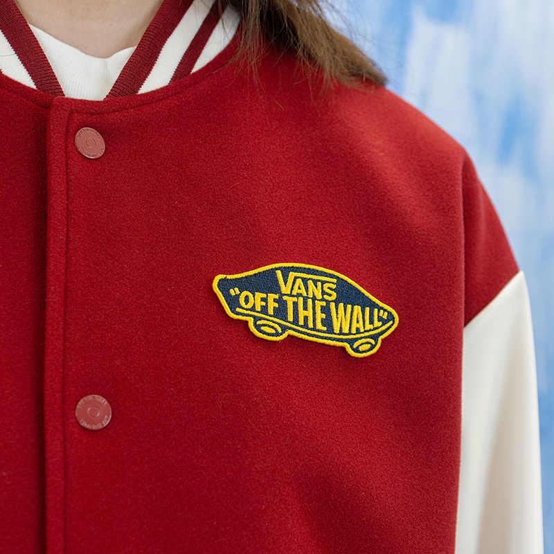 Vans Comfortable American Vintage Striped Long Sleeve Jacket Unisex Jacket VN000RT4BQS