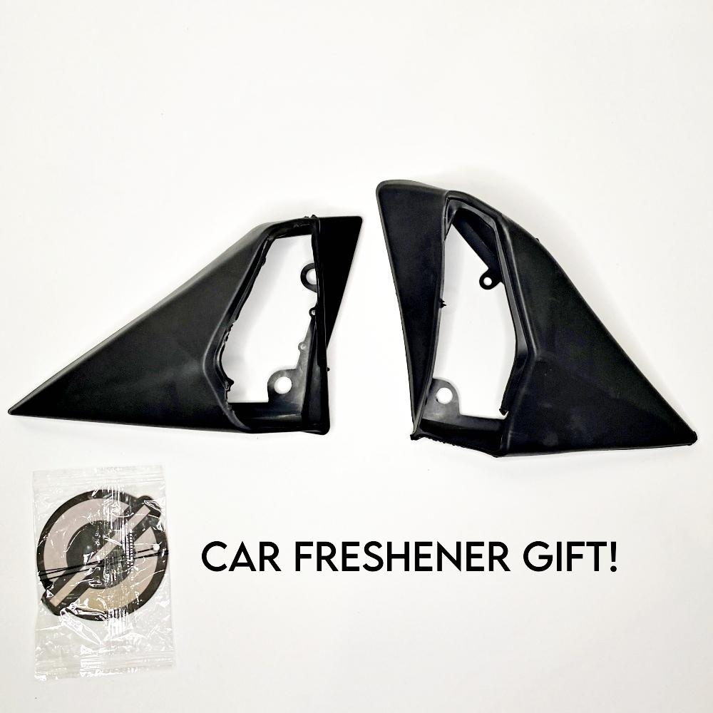 Sada pryžového těsnění zrcátka pro W124 pro W201 pro C124 pro S124 Levá pravá sada Gumy bočních zrcátek Černá LHD A1248107716