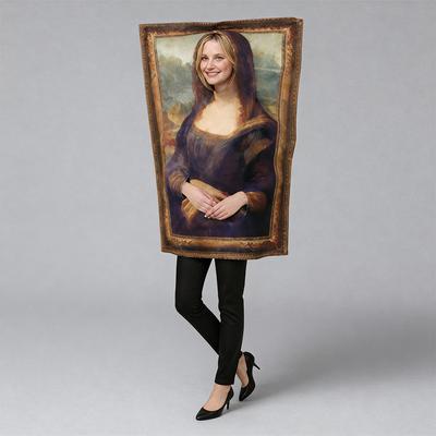 Halloweenfest Kostymer Mona Lisa cos Campusarrangement Kostymer Cosplay