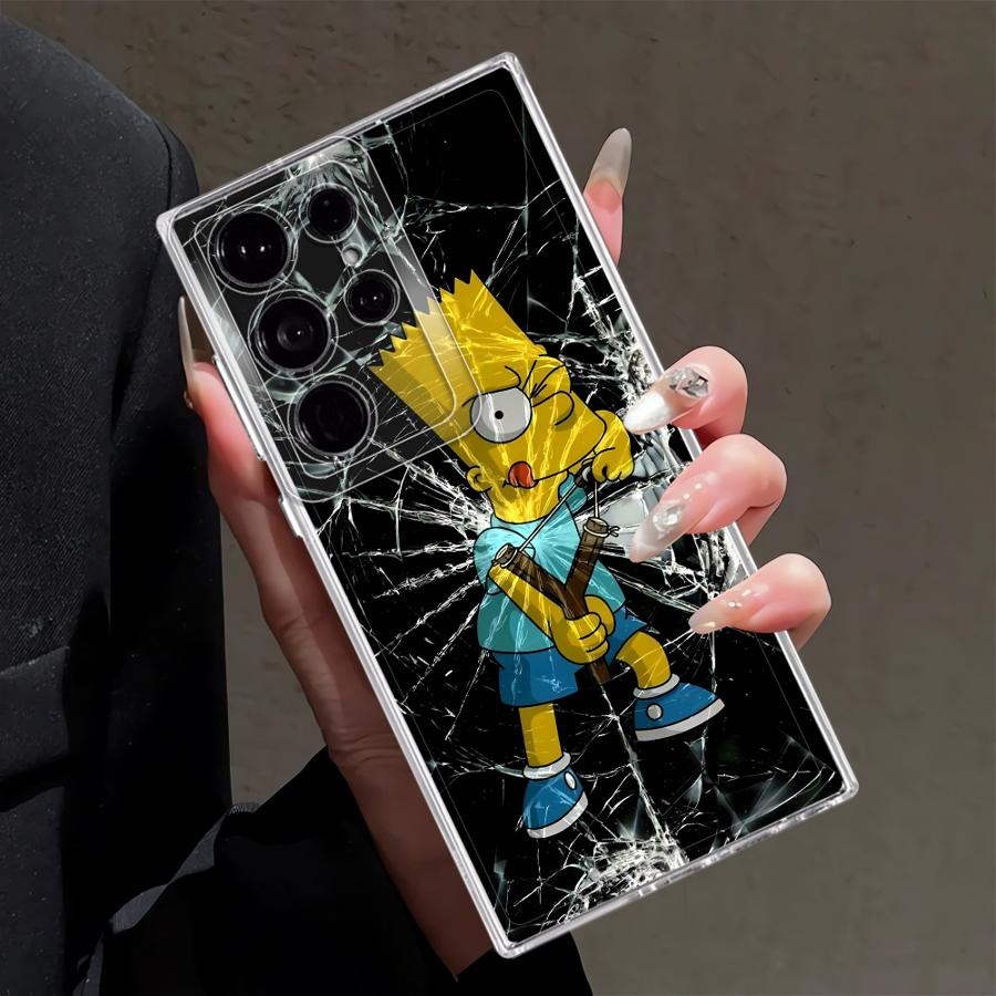 

Case for Samsung Galaxy S26 S22 FE S25 Edge S20 Plus S23 Ultra S24 Note 20 Ultra 10 S21 Phone Cover Cute S-simpsons Cartoon Galaxy S24 FE