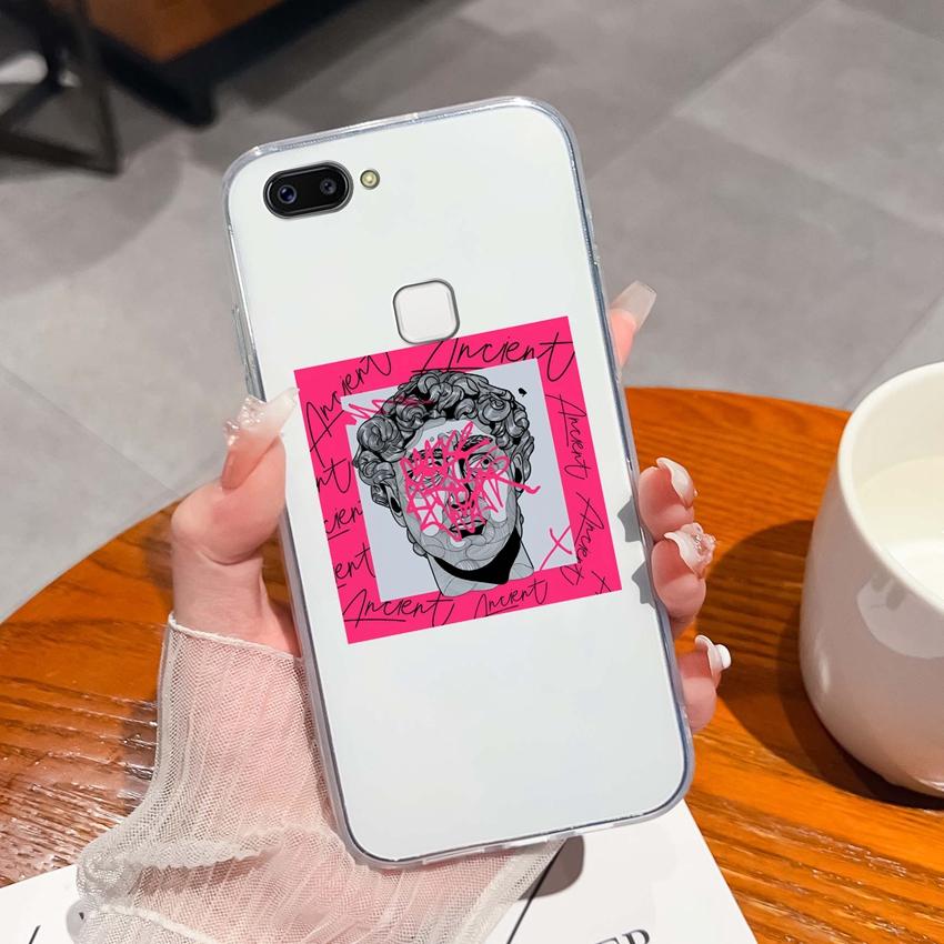 For Vivo X20 Plus X30 X60 X70 X80 Pro X50 Lite Phone Case Cute Panda Pattern Transparent Silicone Dustproof Protective Soft Back Cover For Vivo Casing