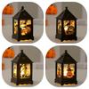 Creative Led Pumpkin Night Light For Halloween Decoration European Style Plastic Lamp For Kids Nursery And Festivals