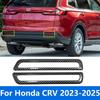 For Honda CR-V CRV  2024 2025 Carbon Fiber Rear Fog Light Lamp Cover Trim Foglamp Frame Protector Accessories Car Styling