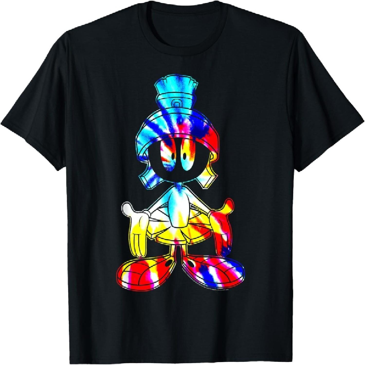 Looney Tunes Marvin The Martian Tie Dye Portrait T-Shirt XXXXXL разноцветный