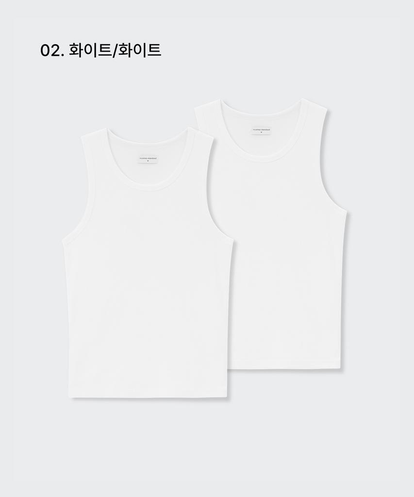 Musinsa Standard [Cooltandard] Essential Tank Top 2-Pack