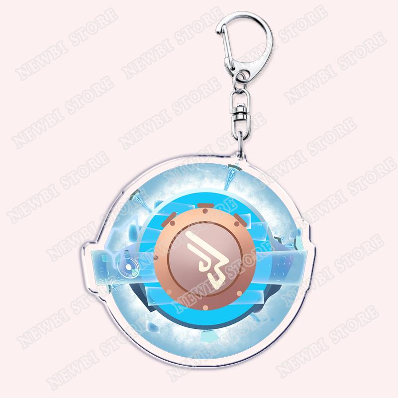 Hot Game Keychains for Accessories Bag FFXIV Samurai Red Black Mage Summoner Gunbreaker Dancer Keyrings Machinist Fans Gifts