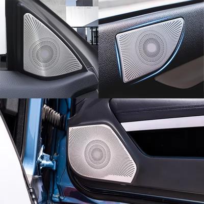 Innen Tür Audio Lautsprecher Zierblende Abdeckung Zierleiste Für Mercedes Benz E-Klasse COUPE 09-13 Tür Lautsprecher Abdeckung Zubehör