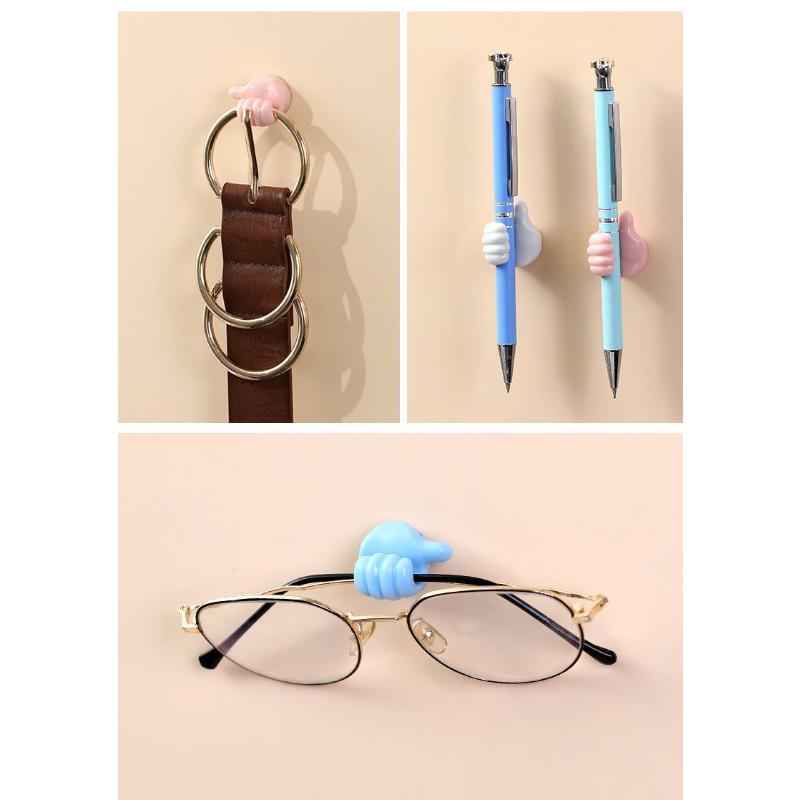 Multifunctional Cable Organizer Clip Holder Thumb Hooks Wire Wall Hooks Hanger Storage Cable Holder For Earphone Mouse Car Home