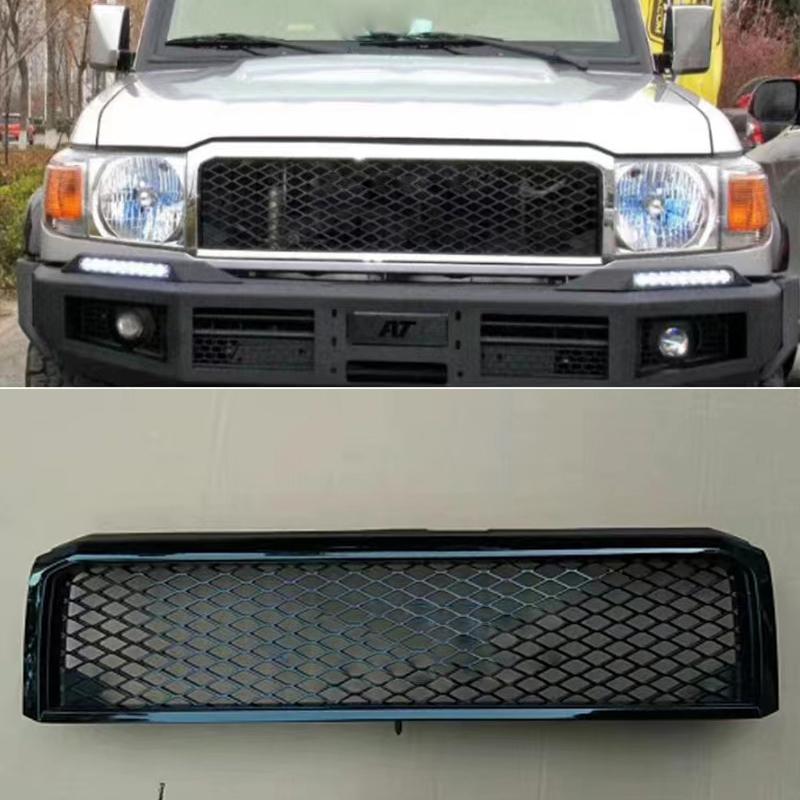 Modified For FJ Cruiser 70 Seriers Front Grill For FJ Land Cruiser LC70 LC71 LC75 LC76 LC79 Racing Grills Mesh Bumper Grilles