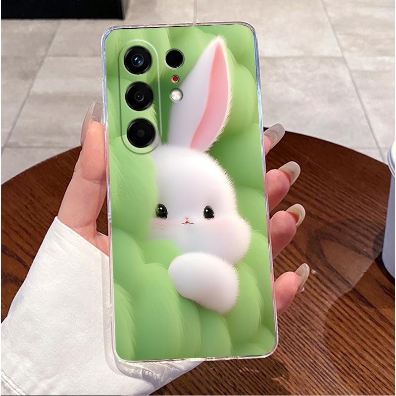 For Tecno Camon 50 4G CN5 Case Cute Love Heart Rabbit Clear Soft TPU Silicone Back Cover Techno Camon 50 Pro 4G CN5c Phone Case