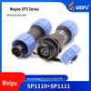 Weipu SP11 Waterproof Aviation Connector: 2-5 Pin Cable Mating Socket