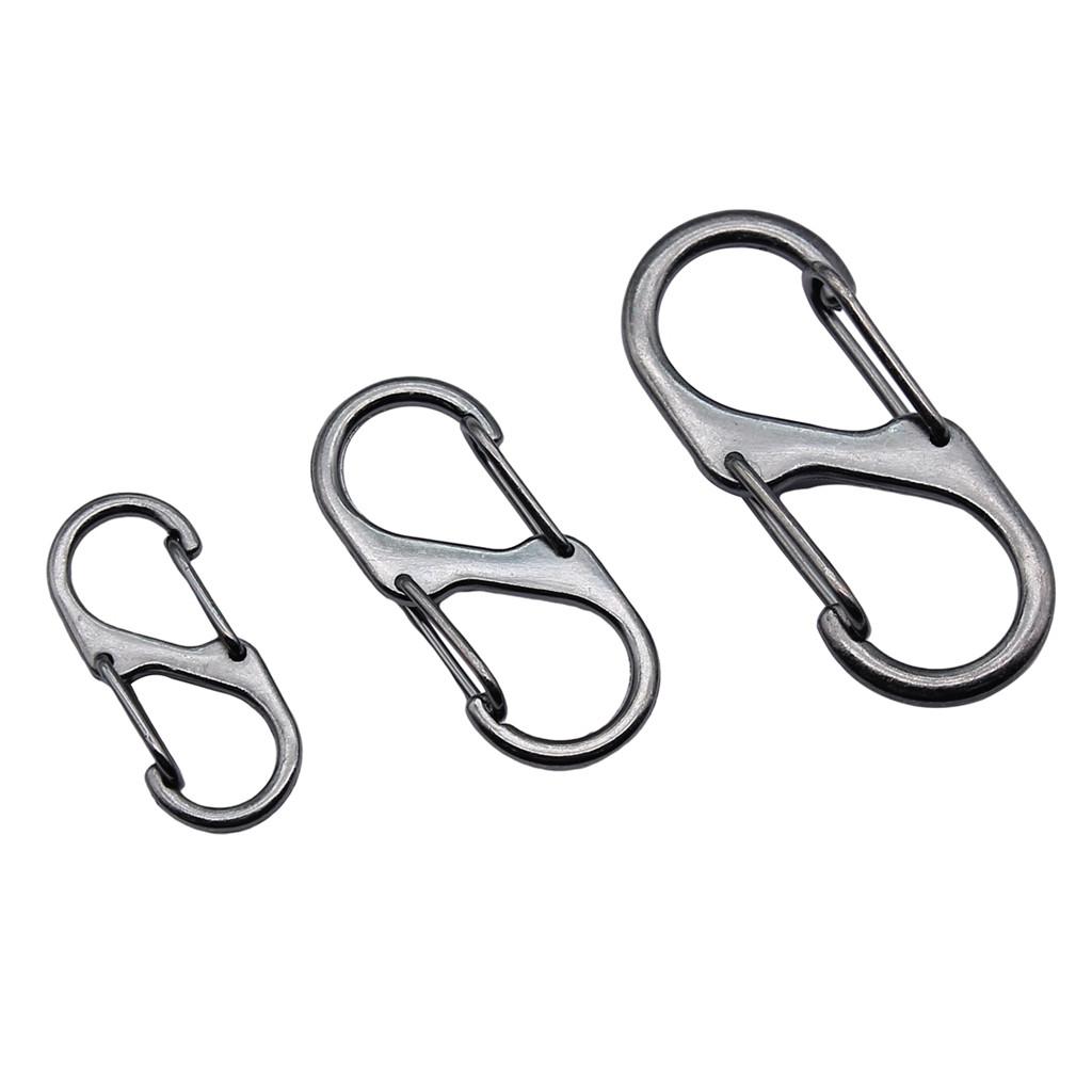 Key Rings 5 Sizes 3 Colors Nickel Iron Jewelry Making Parts Great for Dangle Parts Keychain Making