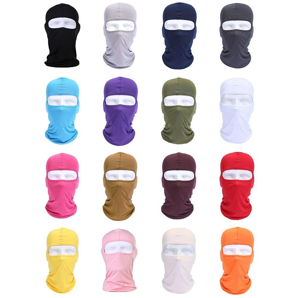 Full Face Mask lycra Balaclava Windproof Thin Motorcycle Cycling Ski Mask