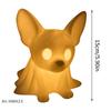 Halloween Dachshund Ghost Lamp, Halloween French Bulldog Glowing Ghost Figurine, Cute Dog Display Statue Nightlight Decorations