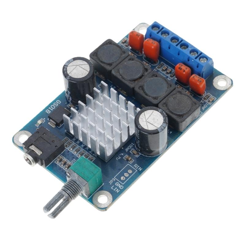 2x50W Double Channel Digital Power Sound Amplifier Board TPA3116D2 12-24V Power Amplifier Module for Home Theater