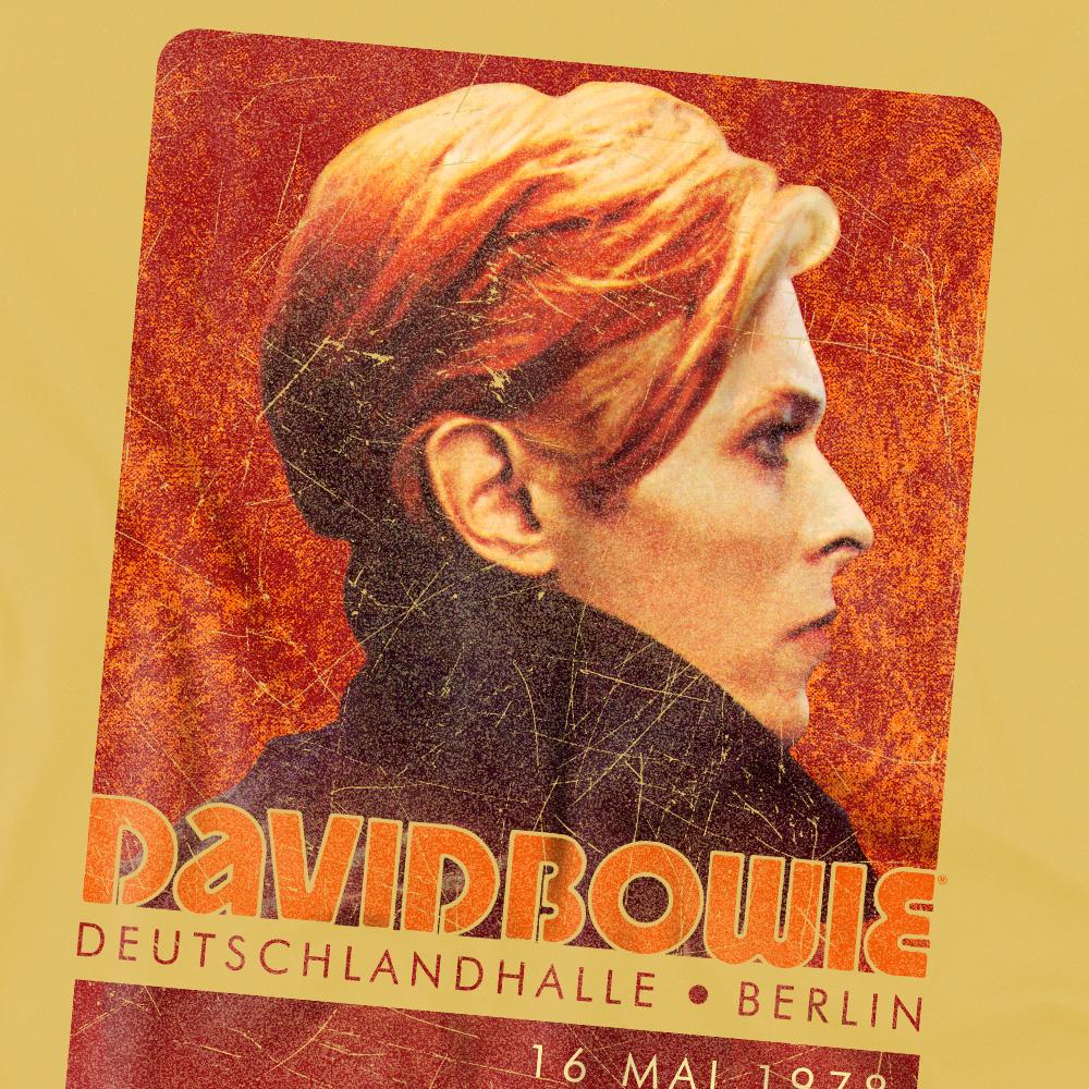 David Bowie Mens Stage Tour Berlin ´78 T-Shirt
