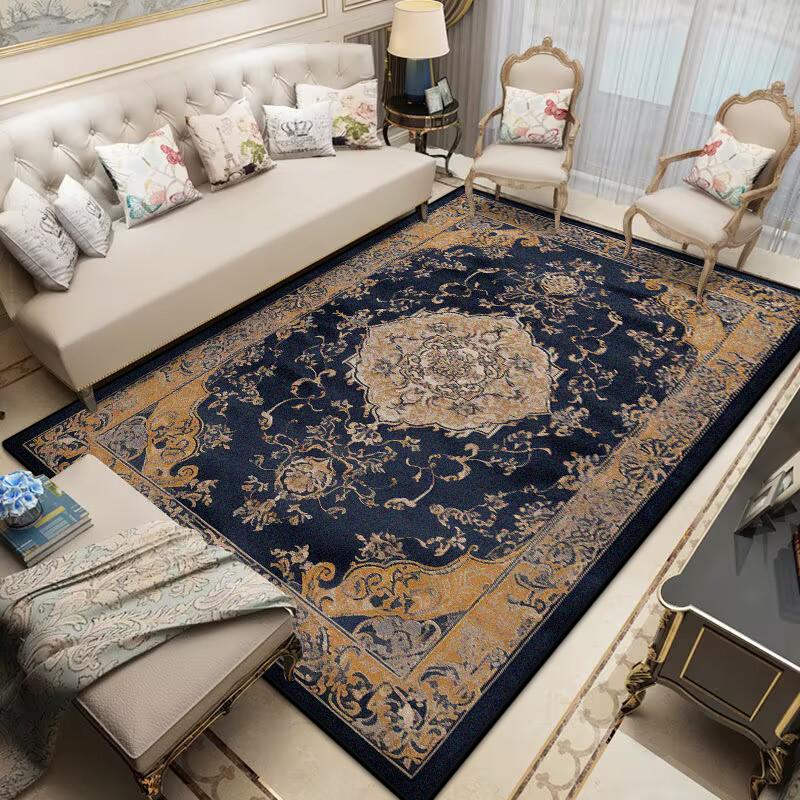 Bohemian Luxury Decoration Living Room Carpet Persian Retro Bedroom Large Area Rug Lounge Dining Room Non-slip Soft Tatami Mat