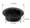 2pcs Stainless steel Exterior wall air outlet vent grille round duct cap air ventilation cover hole plug ventilation system