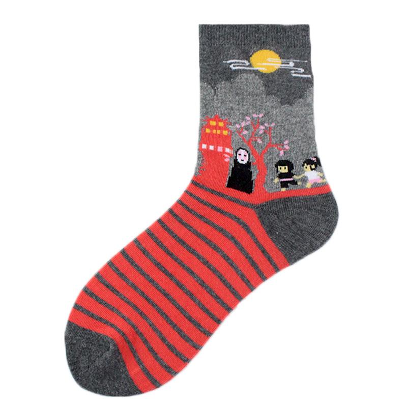 Korean Style Cute Funny Socks Women Totoro Avocado Pizza Beer Sushi Planet Happy Kawaii Socks Novelty Harajuku High Quality Sox