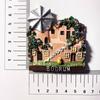 World Famous Resorts Fridge Magnets Austria Salzburg Turkey Bodrum Italy Assisi Greece Travelling Fridge Stickers Home Decor