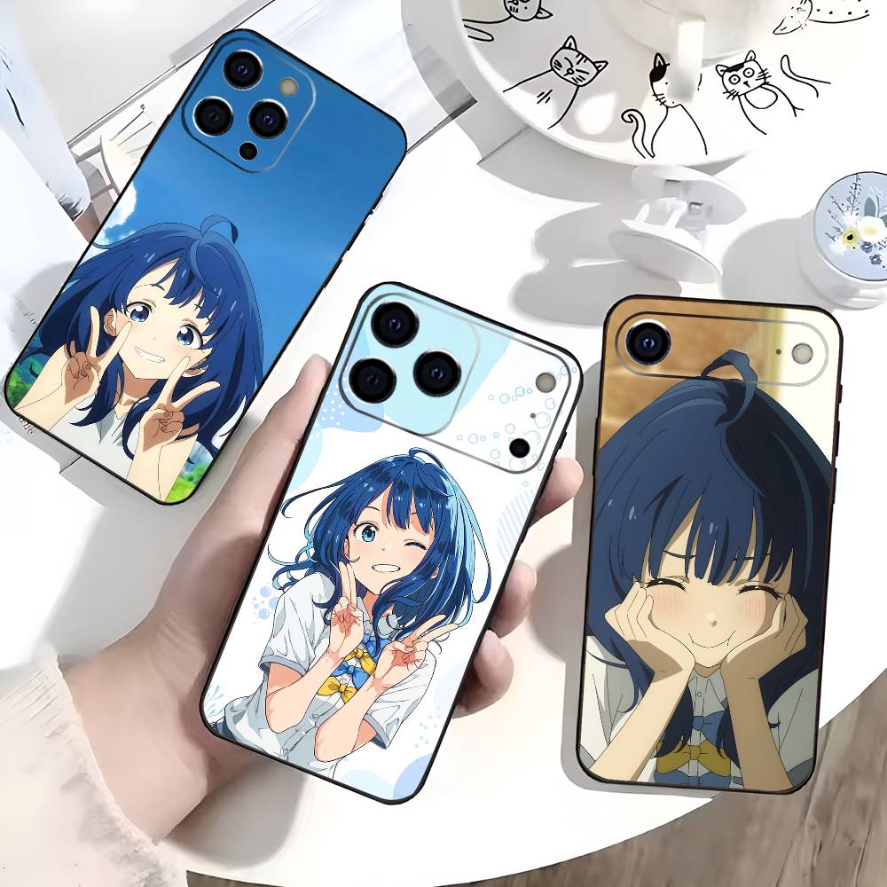 Soft Silicone Black Cover A-Anna Y-Yanami Phone Case Compatible with iPhone 17/16/15/14/13/12/11 pro Max XS