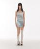 Myullib Graphic Micro Pants/Skyblue